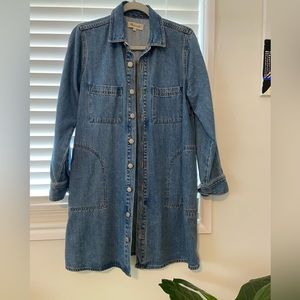 Madewell Denim Dress/Jacket, Sz M